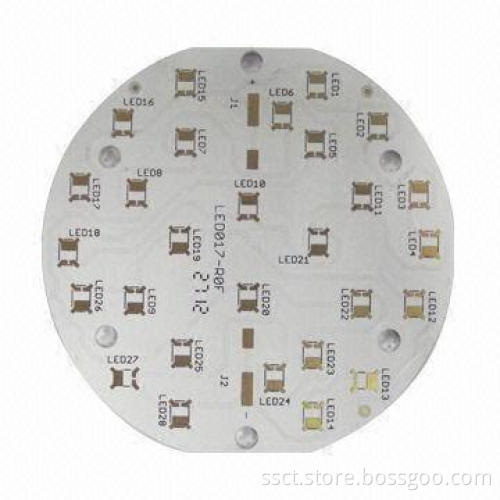 Aluminum Board with 1oz Copper Thickness, ENIG Surface Finish